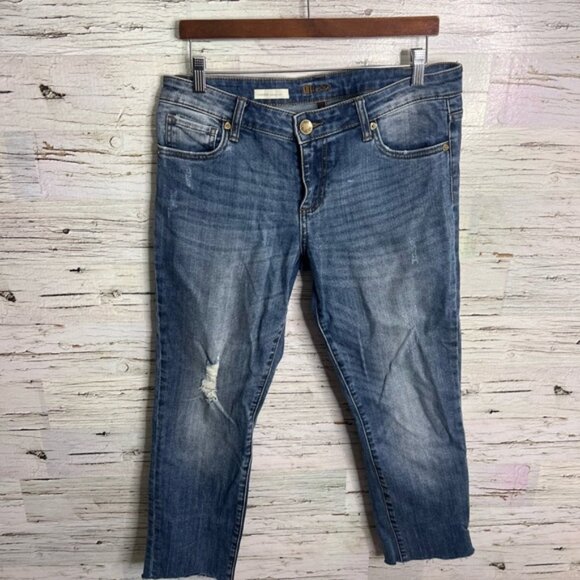 KUT FROM THE KLOTH Cameron Straight Leg  Jeans 8 - Picture 1 of 8